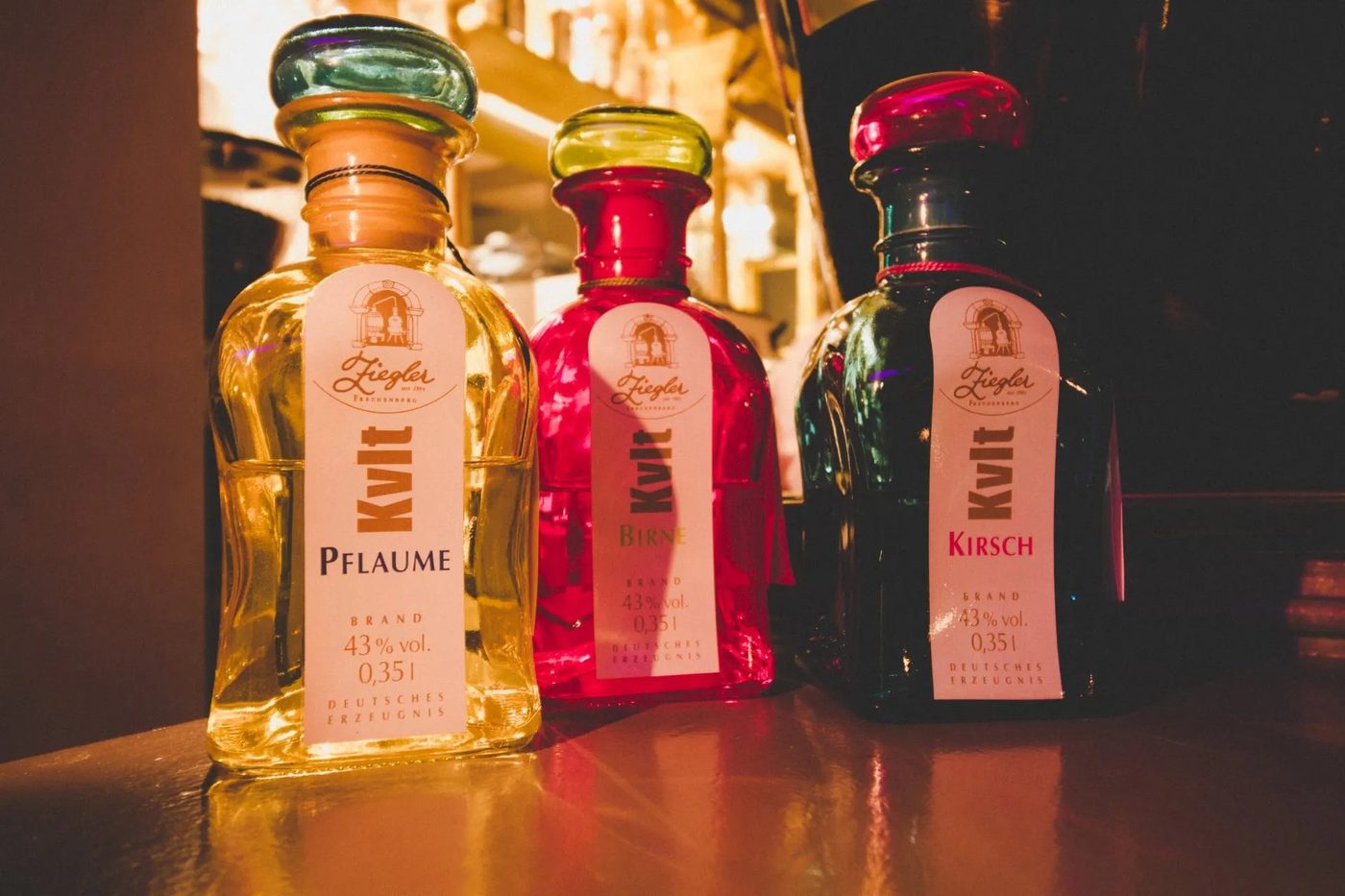 Bar · Spirituosen Detail